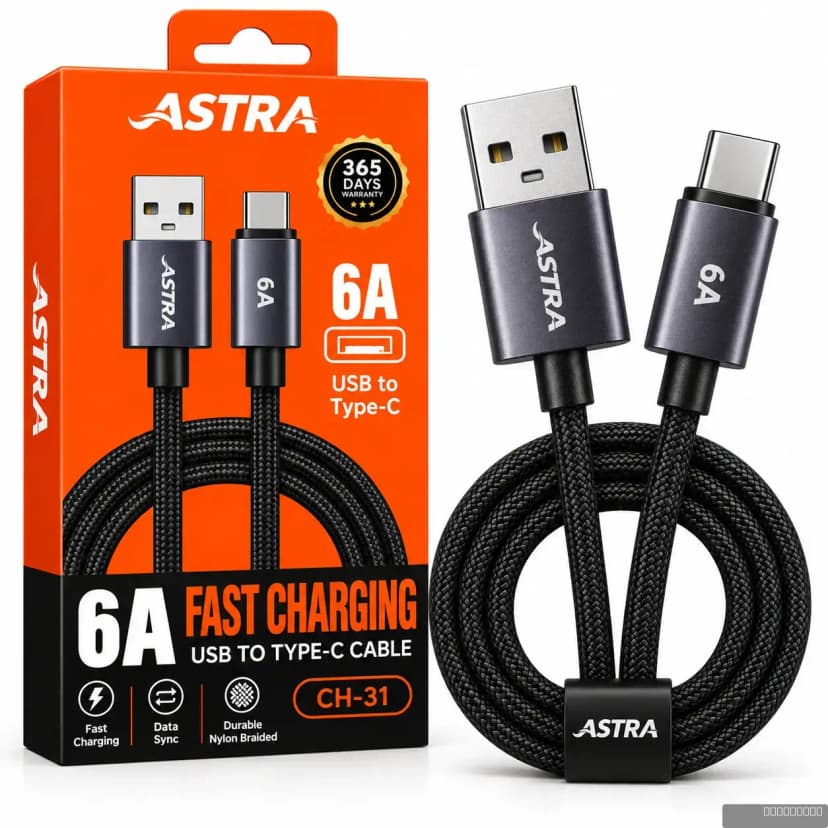 Astra USB-C 6A Data Cable