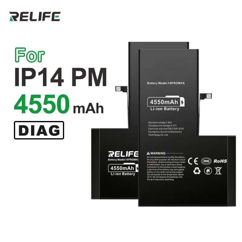 Relife Diagnosable iPhone Battery 14 PROMAX