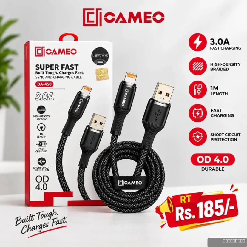 DA-450 USB To Apple Super Fast (Braided)