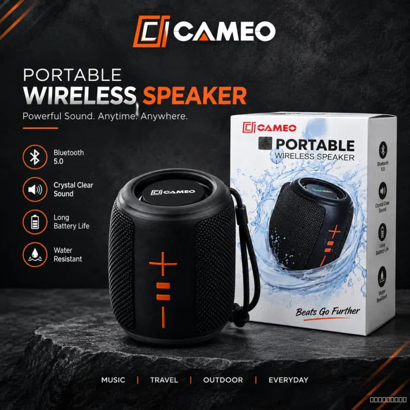 FUSION100 Portable (6HRs) 10W BT Speaker