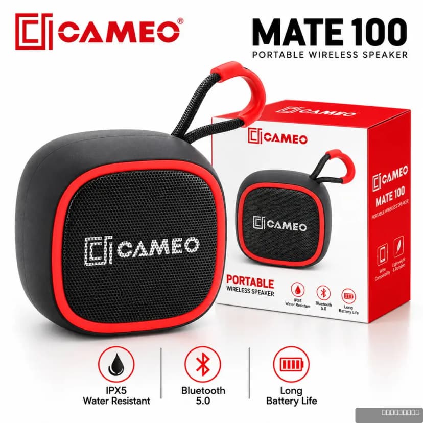 Mate 100 Portable (6HRs) 5W BT Speaker