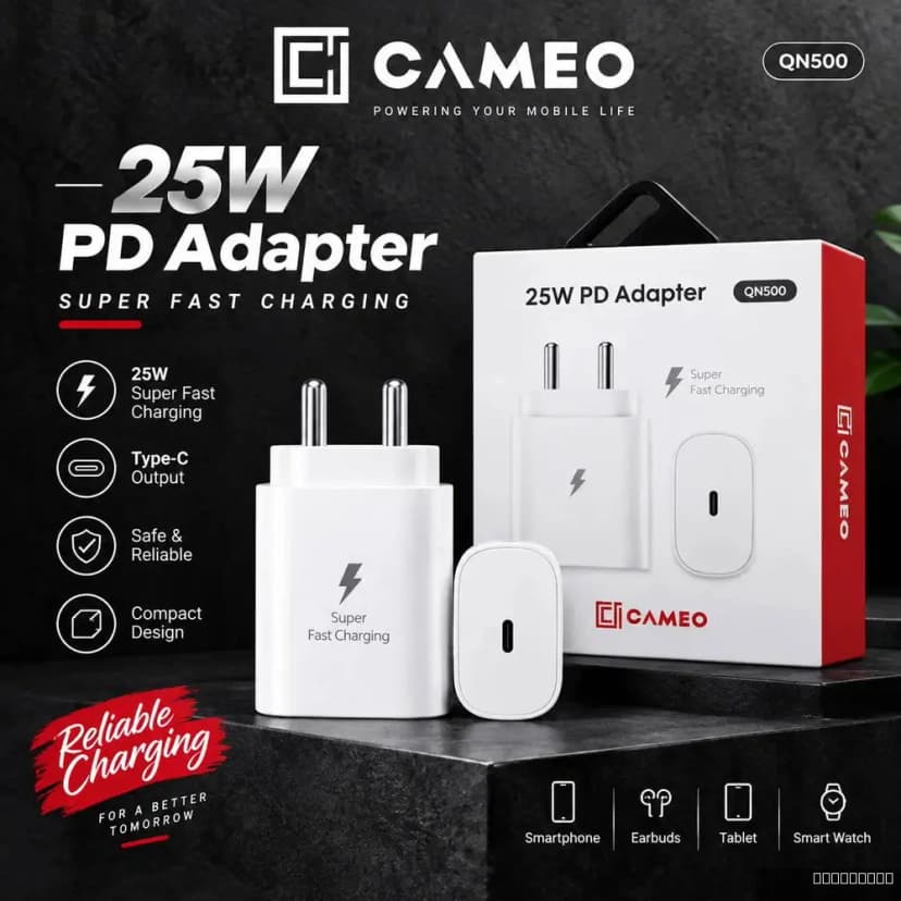 QN500 25W PD Adapter Charger