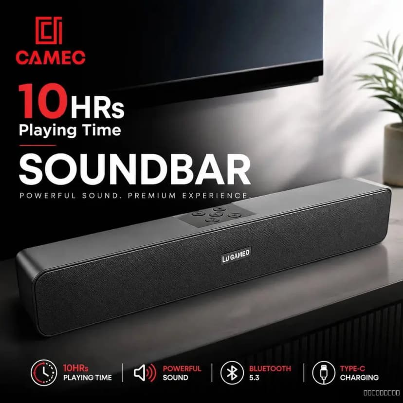 Rock 100 Soundbar (10HRs) 12W BT Speaker