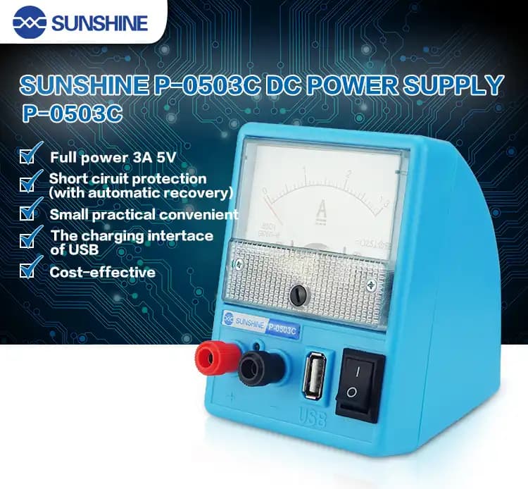 SUNSHINE P-0503C DC regulated power supply