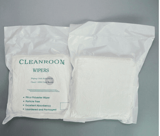 100pcs 9"X9" 160g 4008 Type Dust-Free Cleaning Wipes Microfiber Cleanroom Wipers