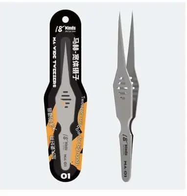 18Kinds MA-01 Ultrafine Alloy Mach Wide Body Tweezers
