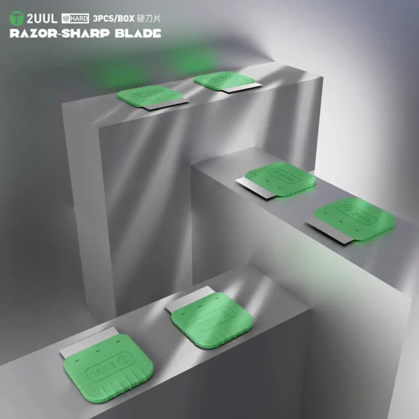 2UUL DA96 Razor-Sharp Blade (Hard) and Soft Blades 3PCS/Box