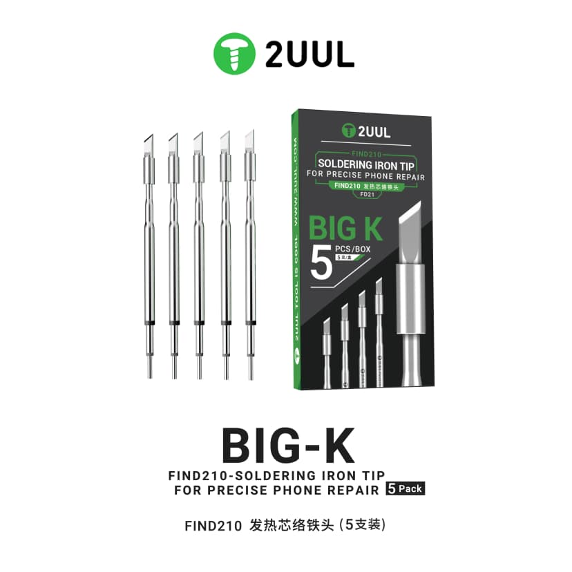 2UUL FD21 Big-K Soldering Iron Tip