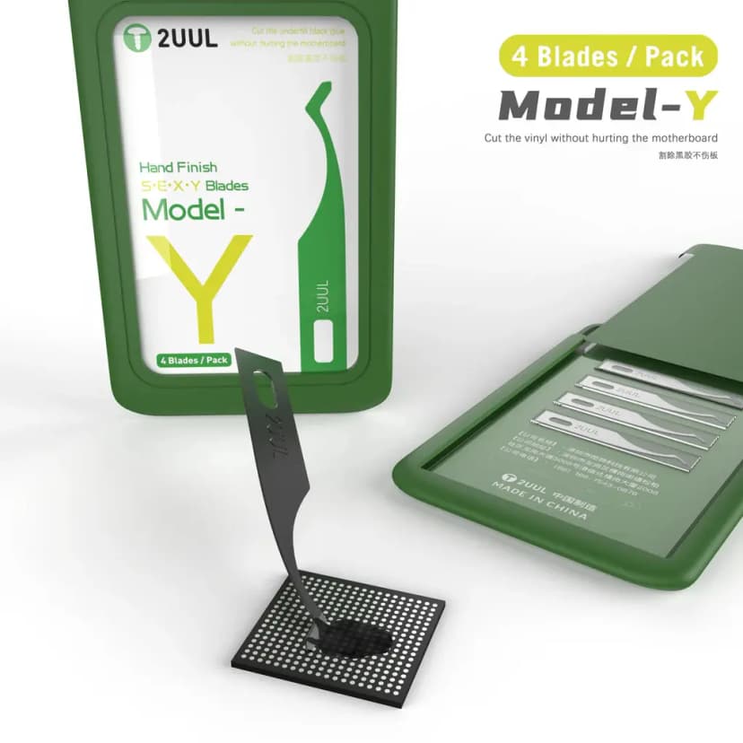 2UUL Hand Finish Blades (without handle) 4 Blades/Pack