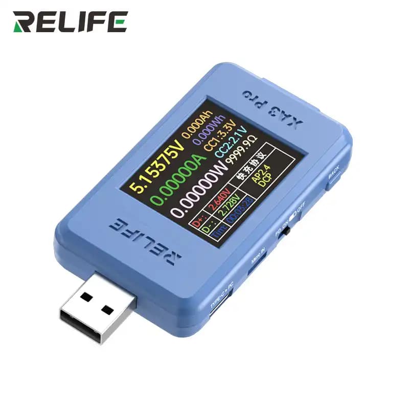 RELIFE XA3 Pro USB Smart Tester Supports PD/QC2.0/QC3.0