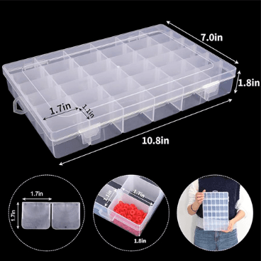 36 COMPARTMENT COMPONENTS MANAGEMENT BOX