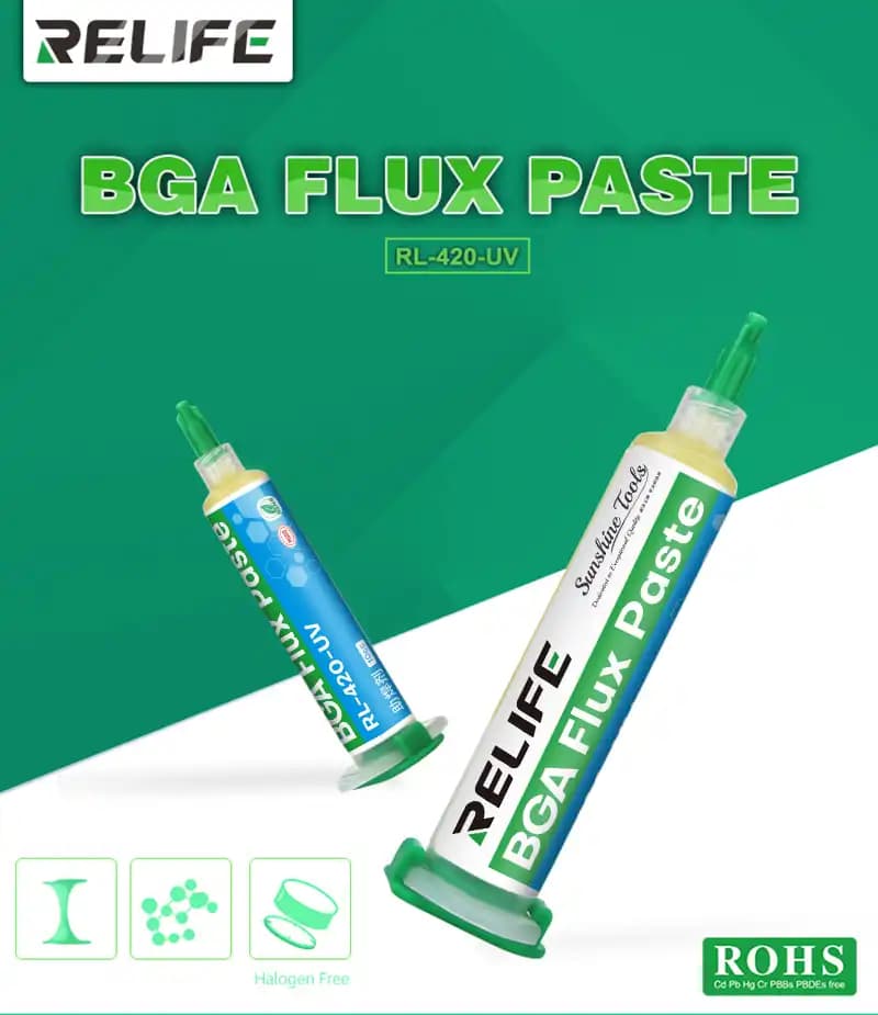 RELIFE RL-420-UV BGA flux / 10CC
