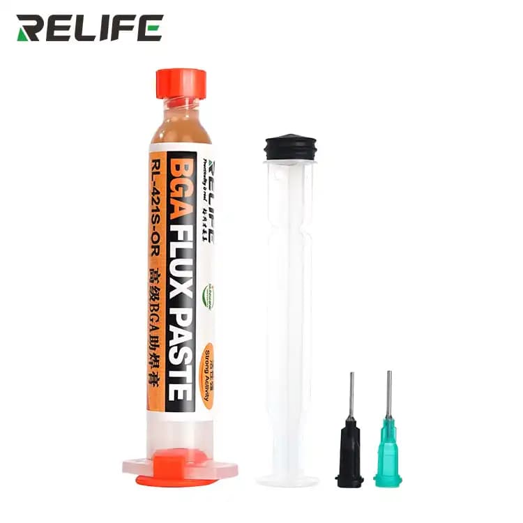 RELIFE RL-421S-0R Advanced BGA Soldering Paste/Needle Tube 10CC