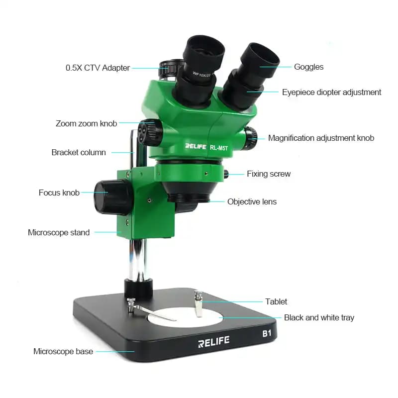 RELIFE RL-M5T-B1 Trinocular Microscope