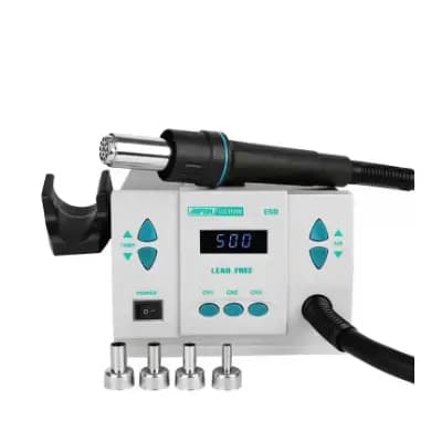 AIFEN 861DW Smart Desoldering Station CPU BGA Motherboard PCB Chip Repair Lead Free 700W Hot Air Soldering Tool + 4 Nozzles