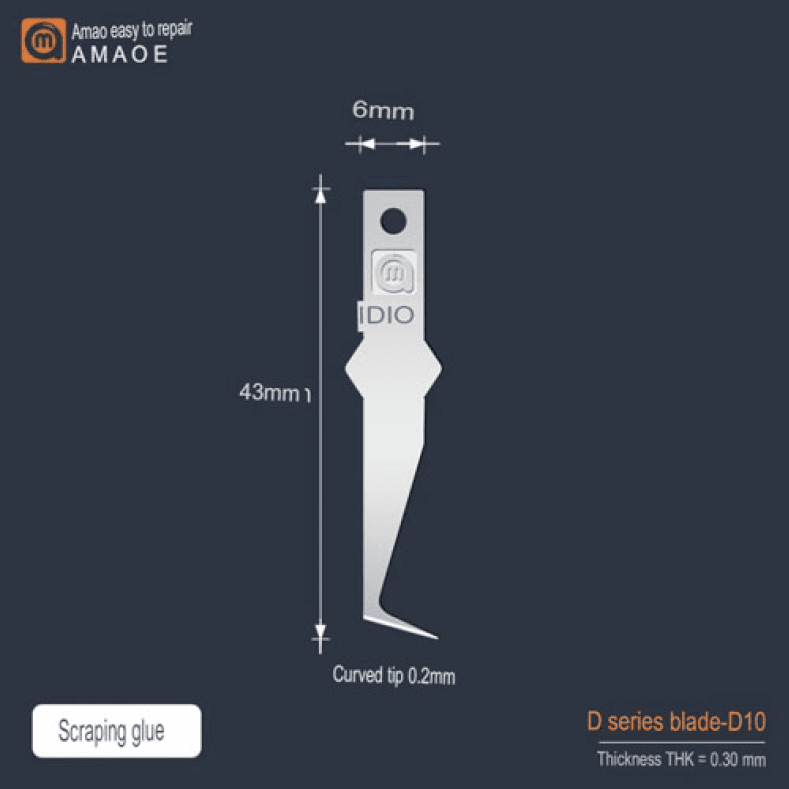 AMAOE knife tool D10 glue Scrapping knife
