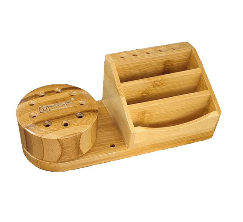 Amaoe M62 360° Rotating Screwdriver Tweezer Storage Stand Wooden