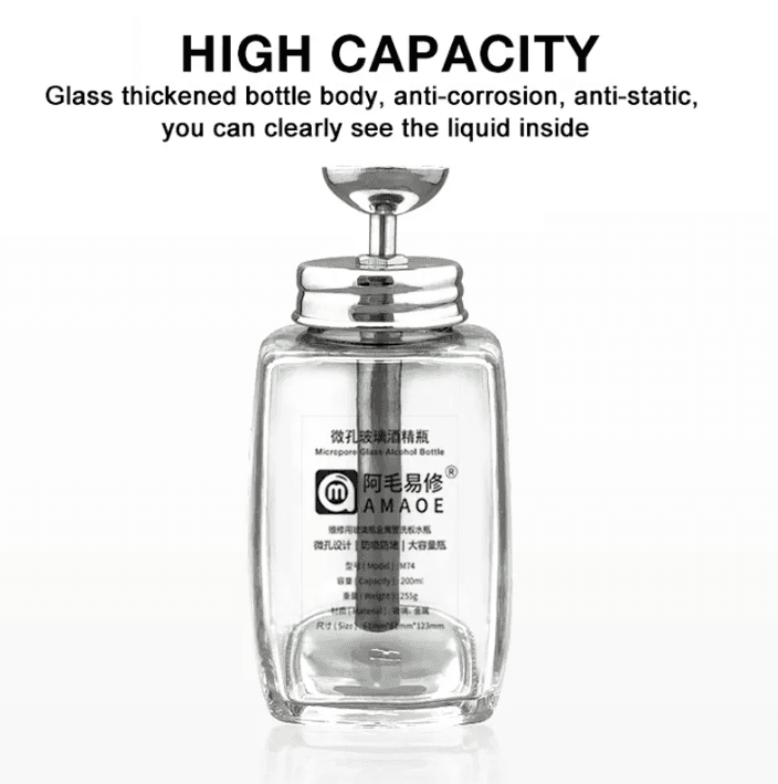 Amaoe M74 200ML Glass Alcohol Bottle