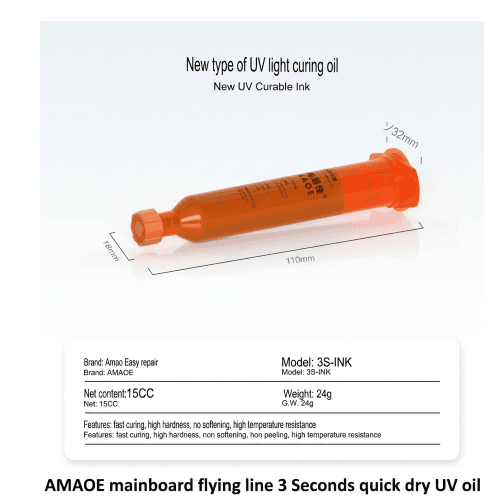 AMAOE mainboard flying line 3 Seconds quick dry UV oil