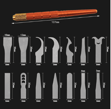 ART Knife SW-108 BLADE/KNIFE SET