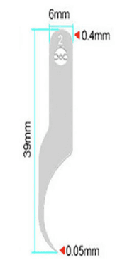 BLADE/KNIFE SINGLE SUNSHINE Blade #2 (SS-101F)