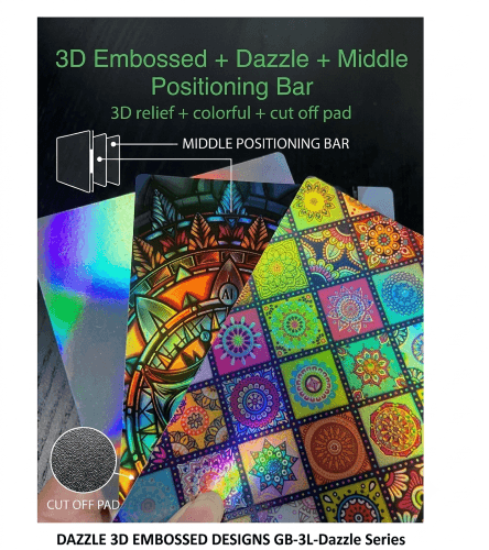 DAZZLE 3D EMBOSSED DESIGNS GB-3L-Dazzle Series