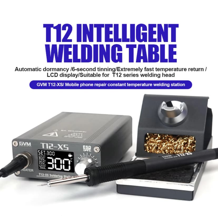 GVM T12-XS mobile phone repair constant temperature welding station