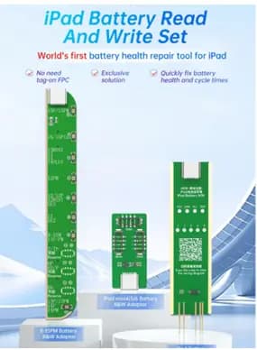 JCID iPad Battery Read Write Adaptor Set
