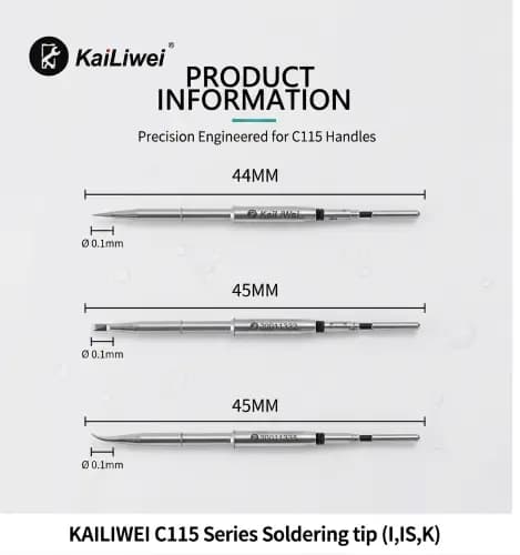 KAILIWEI C115 Series Soldering tip (I,IS,K)