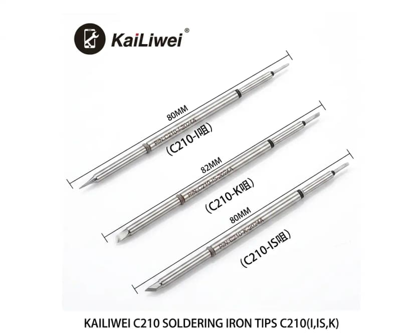 KAILIWEI C210 SOLDERING IRON TIPS C210(I,IS,K)