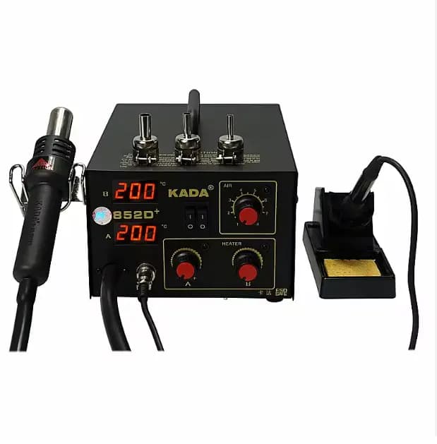 KIMEI 852D+ 2in1 Lead-Free Soldering Station Hot Air and Iron