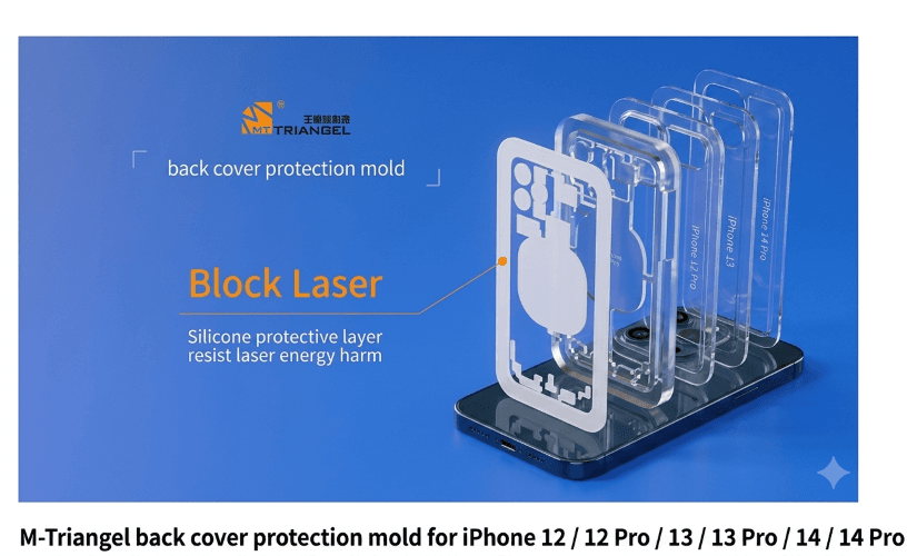 M-Triangel iPhone back cover protection mold for iPhone