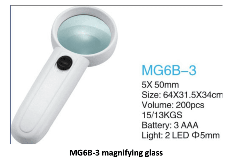 MG6B-3 magnifying glass