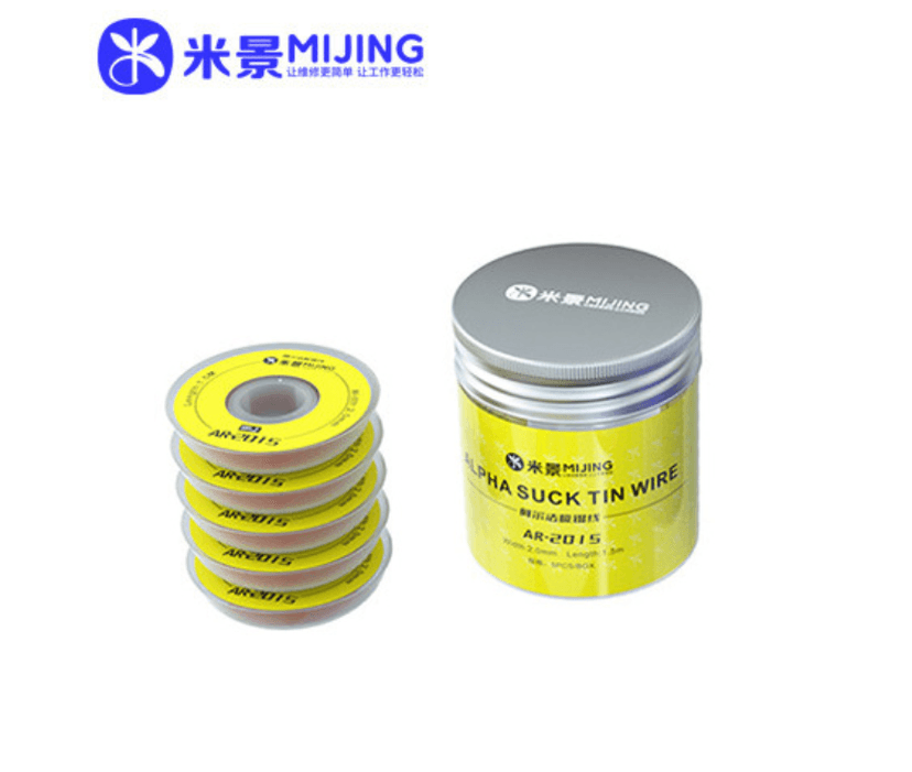 Mijing AR-2015 Desoldering wire ALPHATIN-ABSORBING Wick (5pcs/box