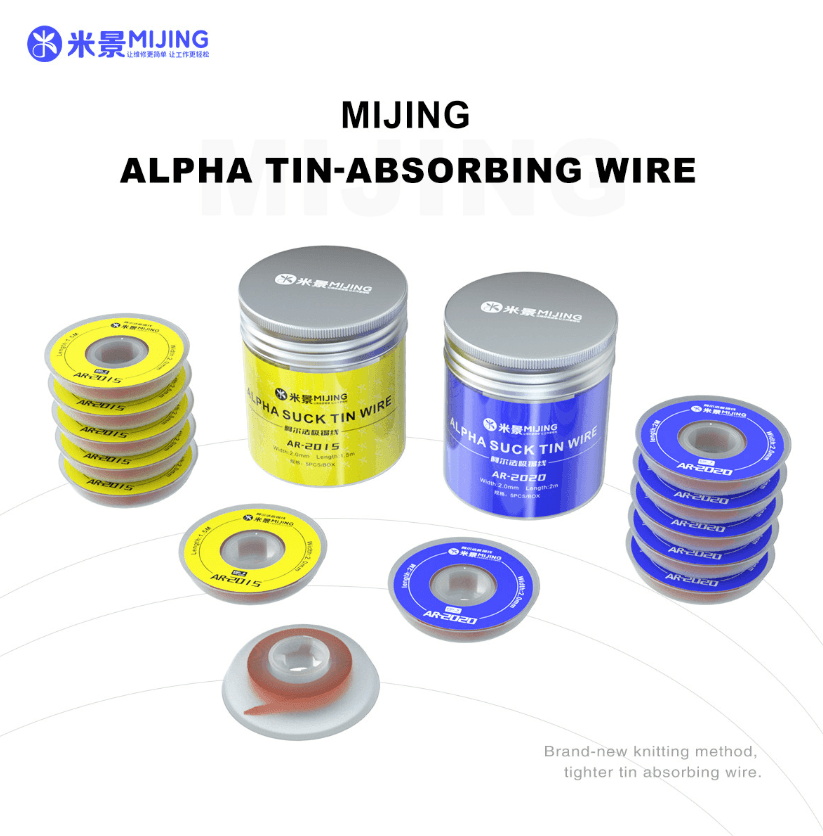 Mijing AR-2015 Desoldering wire ALPHATIN-ABSORBING Wick (5pcs/box)