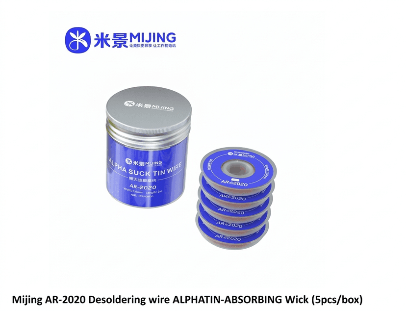 Mijing AR-2020 Desoldering wire ALPHATIN-ABSORBING Wick (5pcs/box)