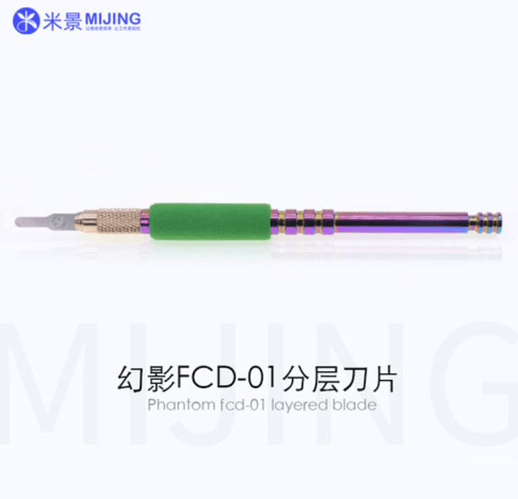 Mijing Blade FCD-01 Phantom Layered Blade Phone PCB Board IC Chip Welding Pad Glue Clean Scraping Pry Knife Kits