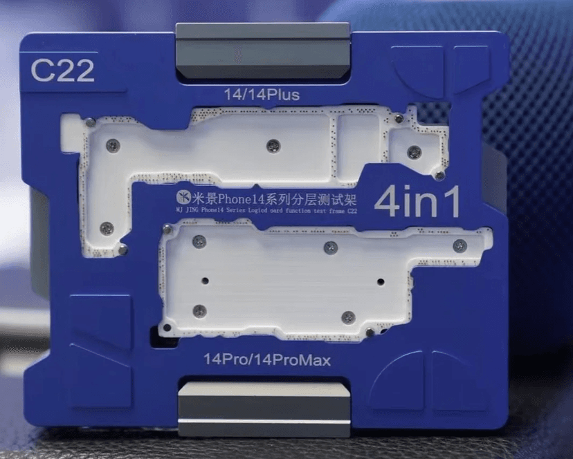 Mijing C22 4 In 1 Motherboard Layered Test Fixture Frame For IPhone 14/14 Plus/14 Pro/14 Pro Max IC Mainboard Function Tester