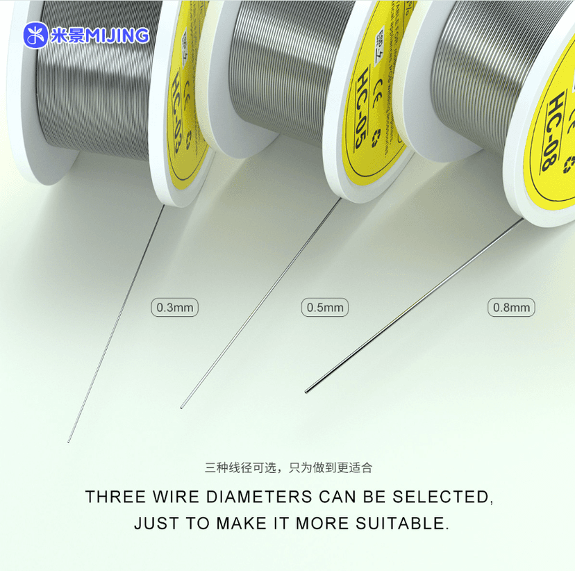 MIJING High quality solder wire 0.3/0.5/0.8