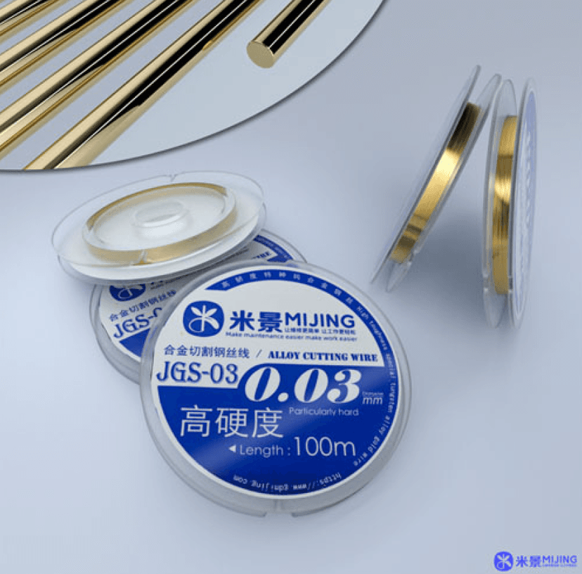 Mijing JGS-03 Alloy Cutting Wire 0.03MM for Phone LCD Display Screen Separator