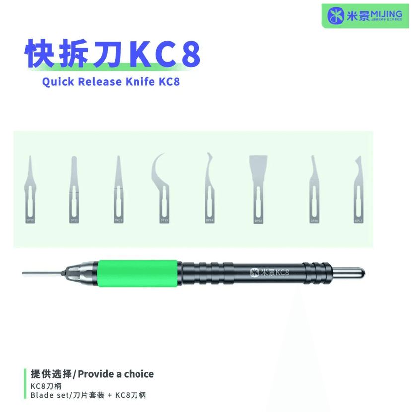 MIJING KC8 Quick Release Knife Multi Functional Rubber Knife High Hard Suitable For Motherboard CPU ICRemove