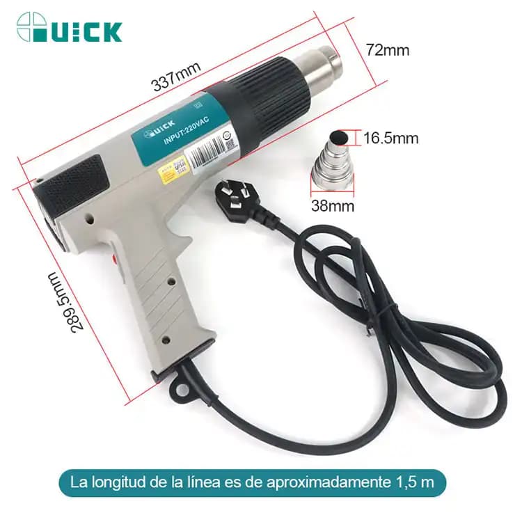 QUICK 885W handheld heat gun