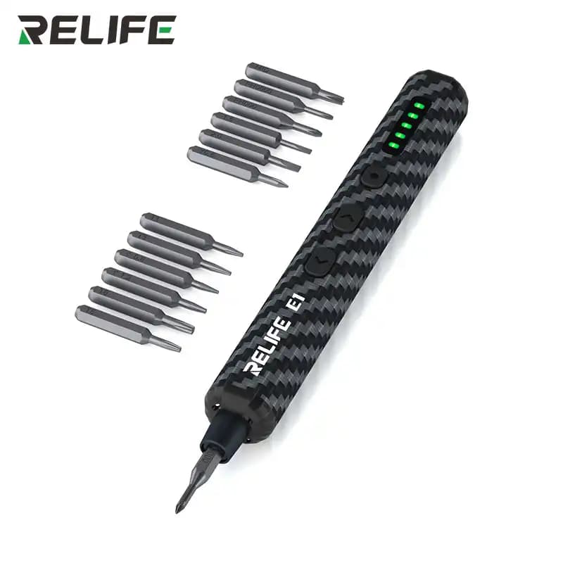 RELIFE E1 Carbon Fiber Electric Screwdriver Set