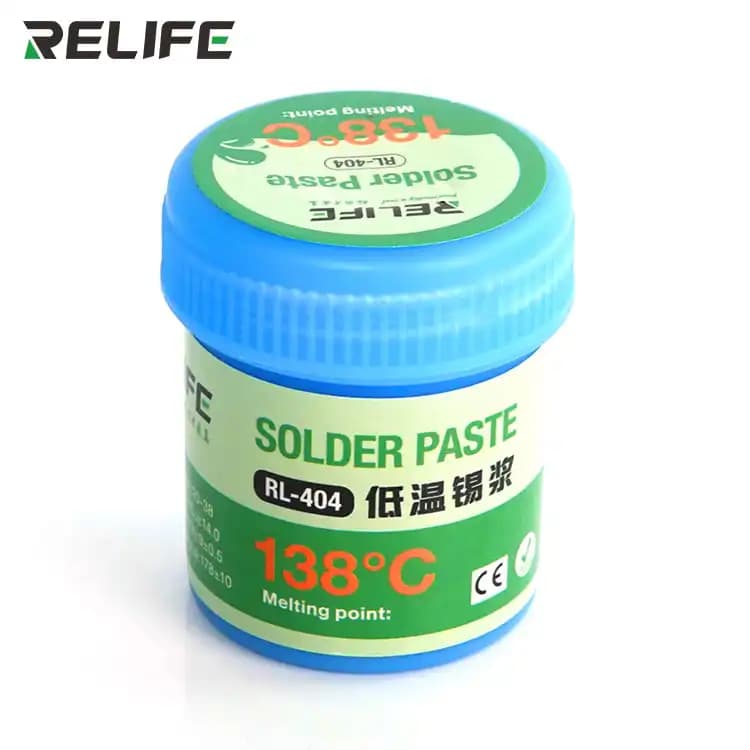 RELIFE RL-404 138 °C Low Temperature Solder Paste