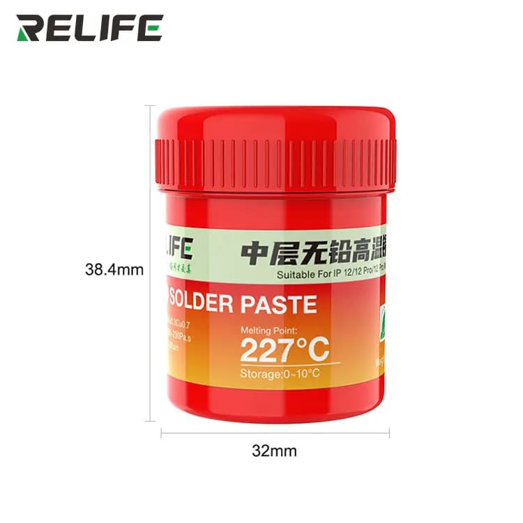 RELIFE RL-406 high temperature lead-free tin paste