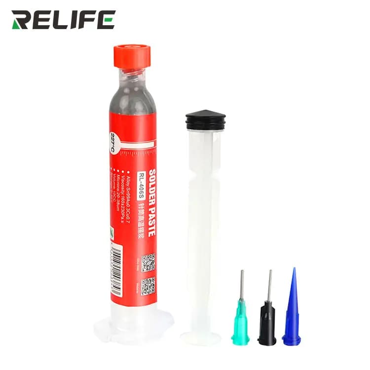 RELIFE RL-406S 227℃ SOLDER PASTE 10cc