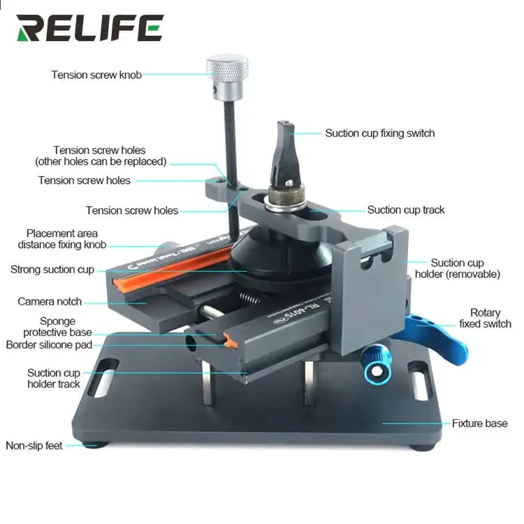 RELIFE RL-601S Plus Multifunctional dismantling screen rotating fixture