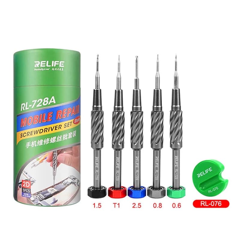 RELIFE RL-728A 2D sturdy mobile phone repair screwdriver set
