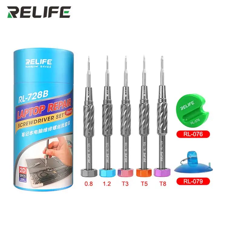 RELIFE RL-729A Steel Cannon King Screwdriver Set