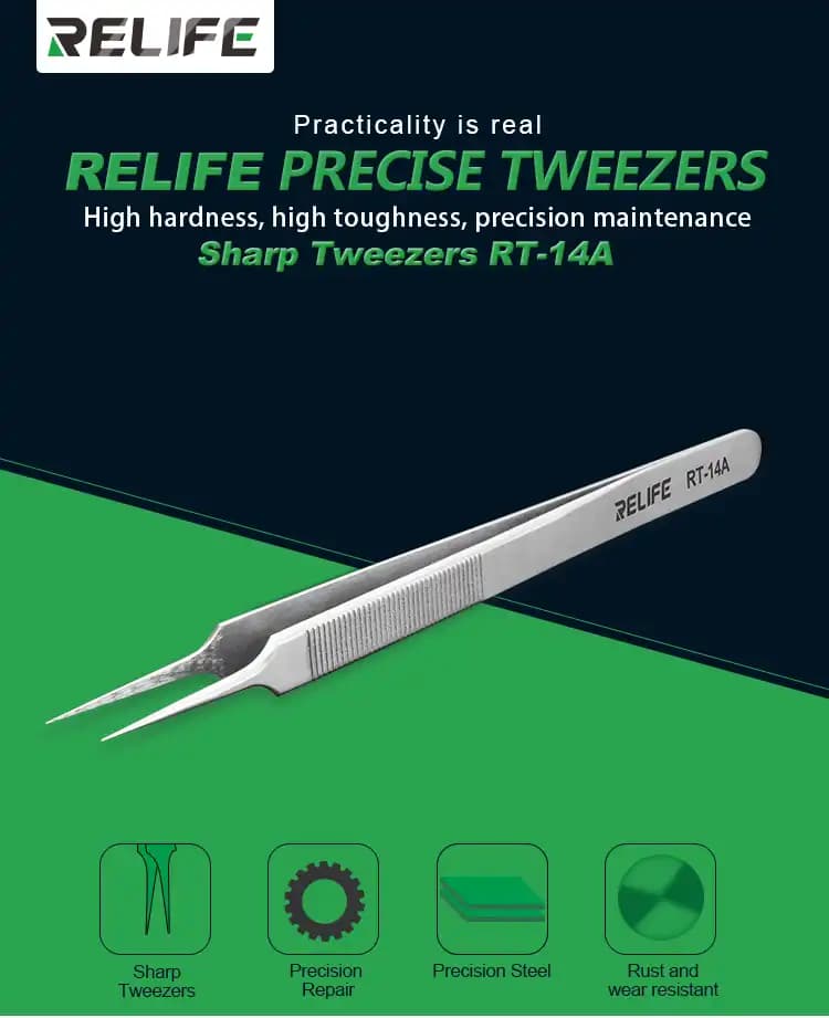 RELIFE RT-14A I tip tweezers